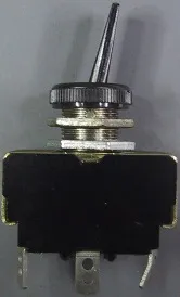 [96086] Toggle Switch 1-pol ON/(ON) 10A/250V Black