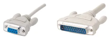 [96232] Serial Data Kabel, DB9 hun -> DB25 han, 4,8 meter