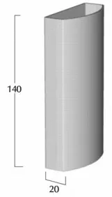 [96953] Kabelbakke til TVS-AUDIO, sølv