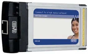 [96986] LAN PCMCIA kort til bærbar, 10/100 Mbps