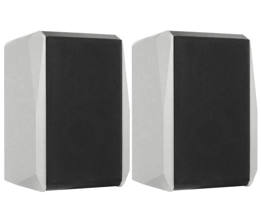 [97455] Dynavox reolhøjttalere, 50W, (2 stk.) sølv