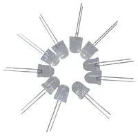 [97558] LED 8 mm 10000mcd, kold hvid