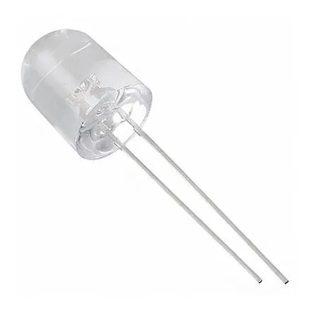 [97559] LED 10 mm 10000mcd, blå transparent