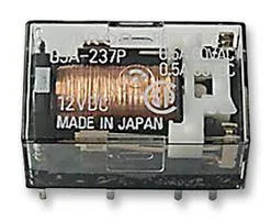 [110862] Relæ, 2 skifte, 5V, 125ohm.