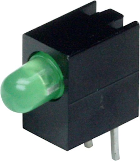 [111625] MENTOR PCB LED-fatning, GRØN, pose med 500 stk