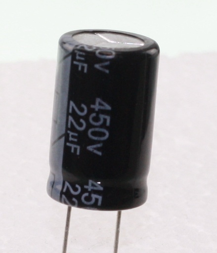 [111825] El-Capacitor 22µF/450V-P7,5-16x20