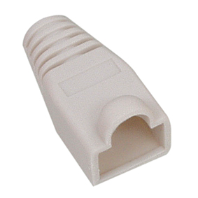[111858] Kappe for RJ45 Stik.kabel ø6,4mm Grå Bulk