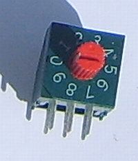 [111919] OTAX, Rotary  Code Switch, BCD, 10 positions