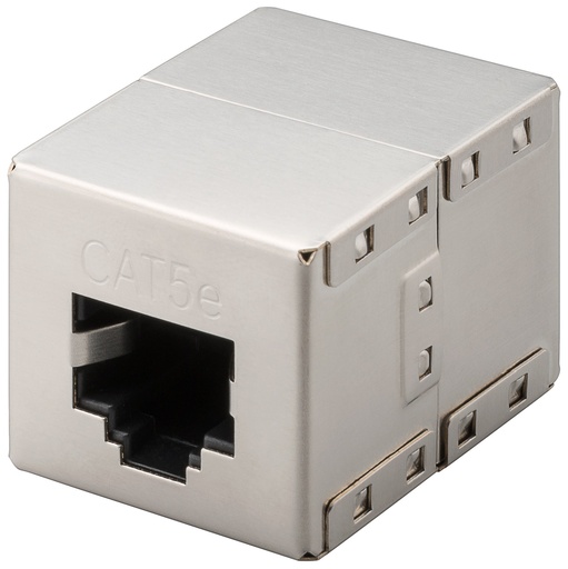 [111964] RJ45 adapter, Cat 5e.hun/hun 8-POL, skærmet