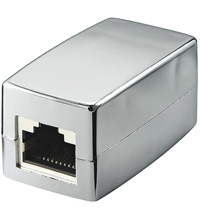 [112120] RJ45 adapter, hun/hun 8-POL, skærmet, krydset