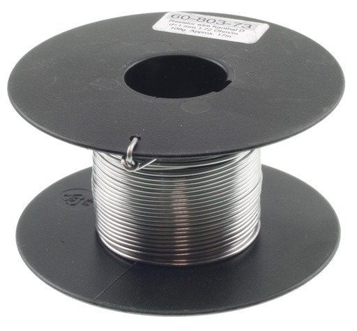 [112269] Modstands-/varmetråd Kanthal D - 1mm - 1,72 Ohm/m. 1 meter