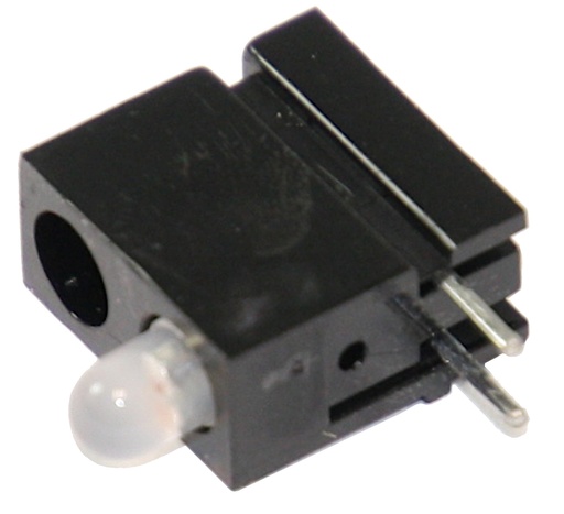 [112301] MENTOR PCB LED-fatning, Tom+grå, hvidt glas, gråt lys