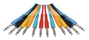 [112489] HQ BALANCED PATCHCABLE 6 COLOURED 0.60 m