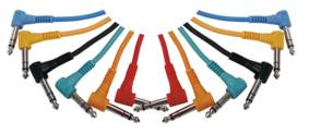[112502] HQ BALANCED PATCHCABLE 6 COLOURED 90 DEGREES > 90 DEGREES 0.90 m