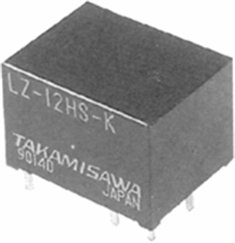 [113124] Relæ 12V 4A, 1 x skifte, 425ohm