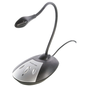 [113322] KÖNIG FLEXIBLE USB DESKTOP MICROPHONE