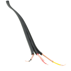[113557] Audiokabel, 3 x leder / 3 x skærm