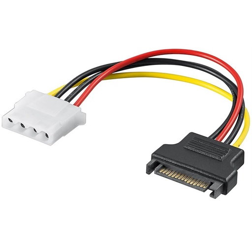 [113667] Strøm adapter SATA hun > 5.25" hun