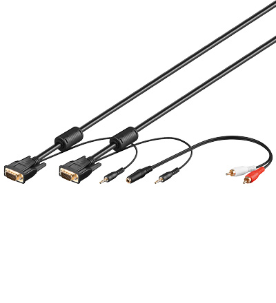 [113676] VGA-kabel han/han med lyd, 5m