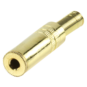 [113851] 3.5mm stereo hun guld