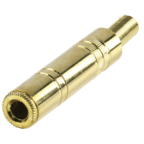 [114055] Jack 6,3 Stereo Hun Metal Guld
