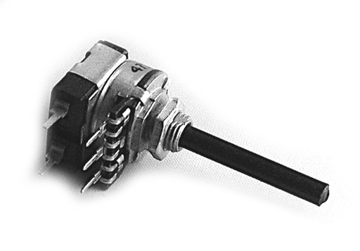 [114138] Potentiometer 16/4 Mono Lin 1M m/afbryder