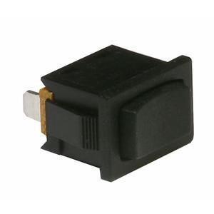 [114220] Rocker Switch (On)-Off-(On) 10A 250V Sort/sort