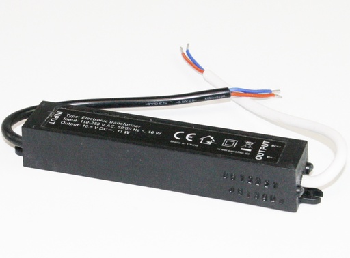 [114288] Elektronisk LED transformator 110-250V 10,5VDC