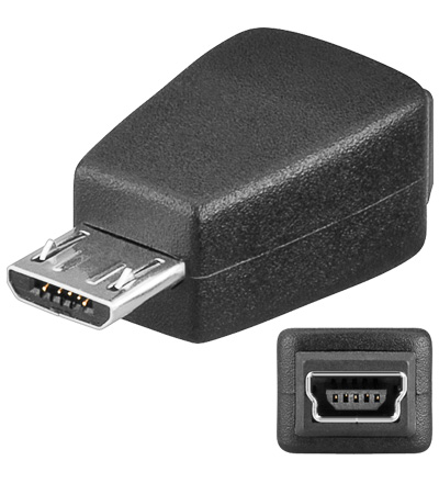 [114330] USB ADAP Micro B han - Mini B hun