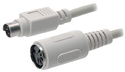 [114514] Tastatur, adapterkabel DIN 5-polet hun – PS/2 han