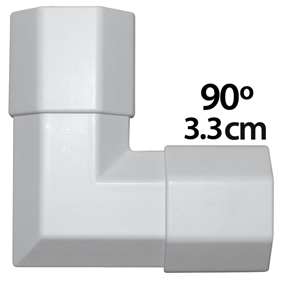 [114664] K&Ouml;NIG WHITE COLOURED CORNER FOR TVS-KN-CC110W1