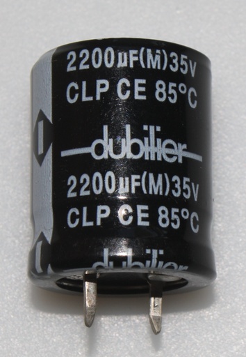 [114721] El-Capacitor 2200uF/35V 22x28 P10