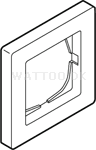 [114834] LK Fuga Ramme 68 1 modul HVID
