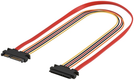 [114930] SATA data og strømkabel forlænger, 50cm