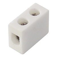 [115316] Porcelæns-klemrække 1-polet 2,5 mm² 450VAC