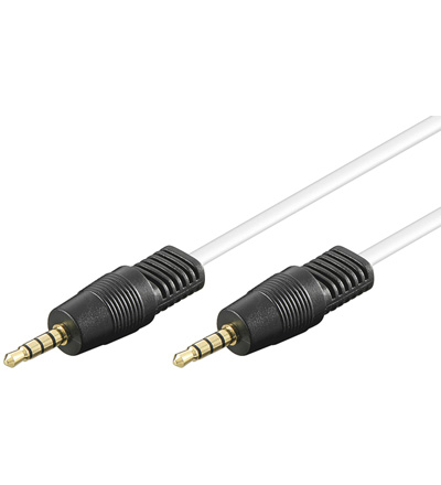[115396] 4 polet 3,5 jack han - han 1,0m. HVID