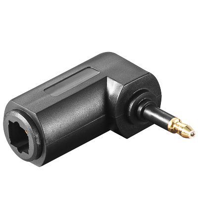 [115551] Toslink-adapter, toslink hun, mini han, vinkel