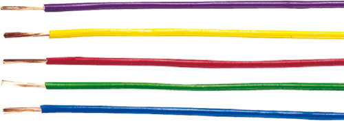 [87254] Wire Stranded H05V-K 1,0mm² Rød