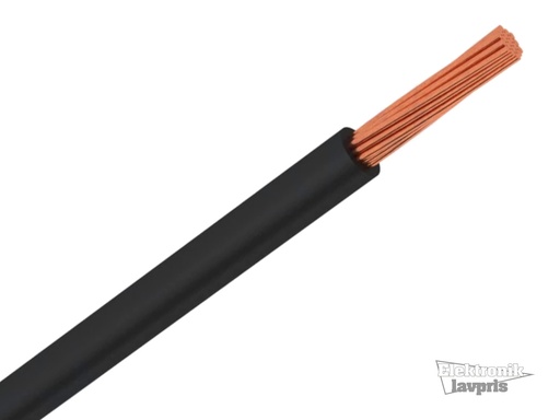 [87264] PVC-ledning H07V-K 4mm² Sort