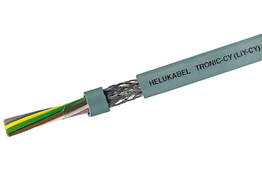 [87299] Skærmet kabel 10x0,14mm² Grå