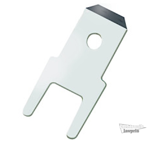 [87519] Spadestik 4,8x0,8mm han PCB 6,5x12,8 Silver 61-1560-11/0059