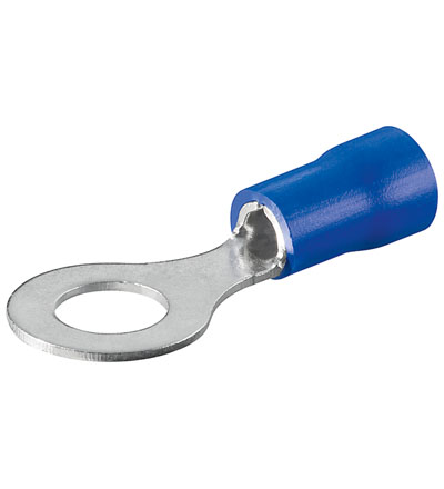 [87533] Terminal Ring 3,2mm. Blå