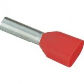 [87559] Terminalrør for 2x1,00mm² Rød