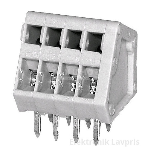 [87580] Spring Terminal Block 130V 2-Pole Grey