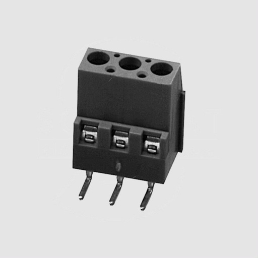 [87596] Term.Block 250V 3-Pole Angled Green