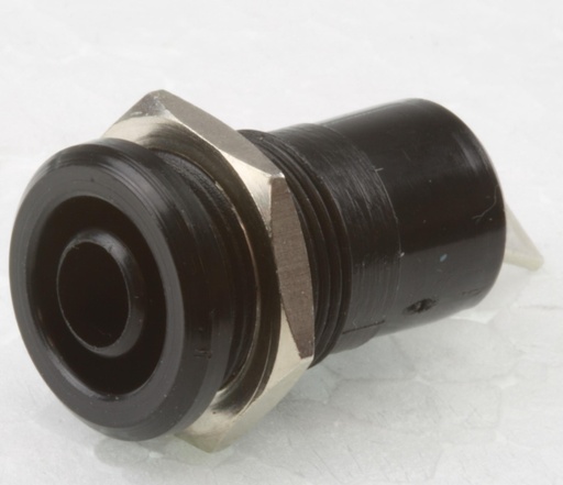 [87745] Safety socket ø 4 mm black CAT III