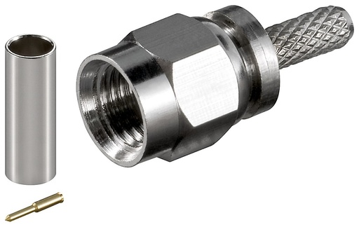 [87792] SMA-Plug Cr/Solder RG58C/U