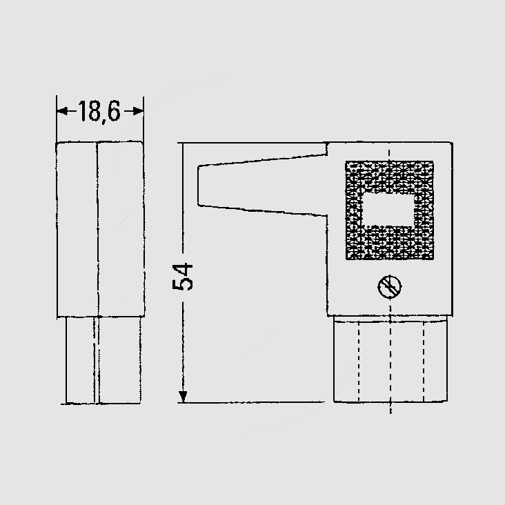 [87814] IEC Power Connector C13, Angled