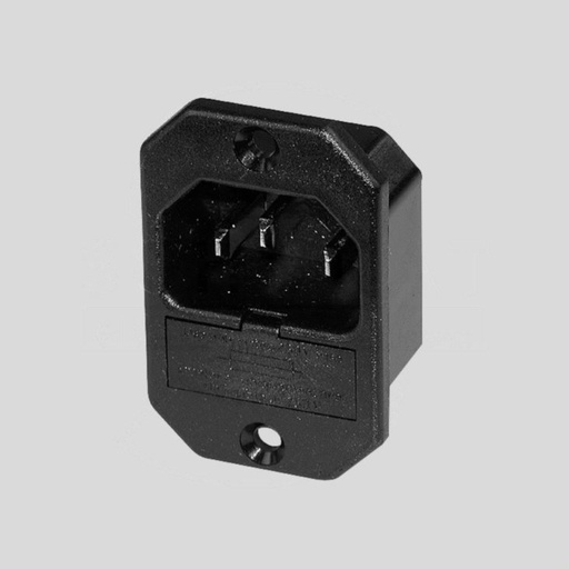 [87822] IEC C14 Power Connector Fuseh., Spacing=39mm