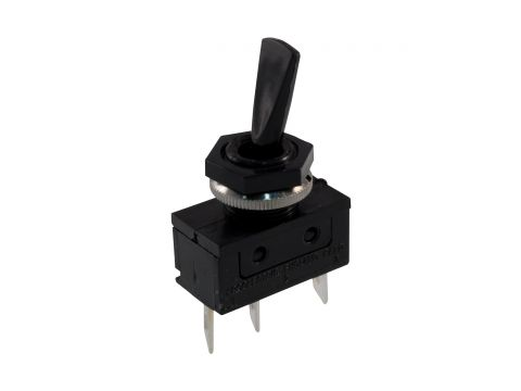 [88414] Toggle Switch 1-pol ON/ON 16A/250V Black